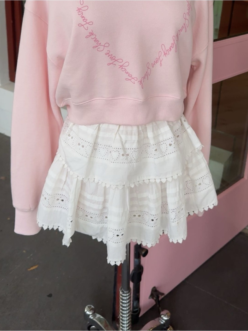 Loveshackfancy Ruffle Mini Skirt